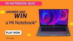 Amazon Mi Notebook Quiz: Answer & Win Mi Notebook Horizon Edition 14