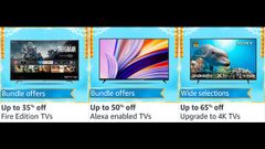 Amazon Great India Festival Sale 2021: Discount Offers On 4K TVs, Premium TVs, Large Screen Smart TVs And More