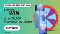 Amazon Oppo A16 Spin & Win Quiz Answers: Win Rs. 50,000