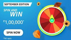 Amazon September Edition Spin & Win Quiz Answers: Win Up to Rs. 1,00,000