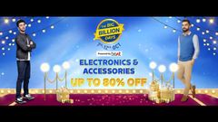 Flipkart Big Billion Days Sale Up To 80% Discount Offers On Electronics And Accessories