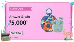 Amazon Audio Quiz Answers: Win Rs. 10,000 Amazon Pay Balance