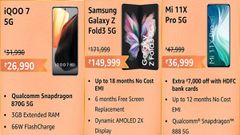 Amazon Great Indian Festival Sale 2021: Discount Offers On List Of Best 5G Premium Smartphones