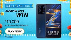 Amazon iQOO Z5 5G Quiz Answers: Win Rs. 10,000 Amazon Pay Balance