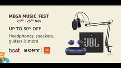 Amazon Mega Music Fest: Discount Offers On Headphones, Speakers, And More