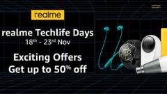 Amazon Realme Techlife Days: Discount Offers On Headphones, Smart Watch, Power Banks, And More