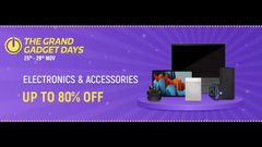 Flipkart Grand Gadgets Sale: Up To 80% Discount Offers On Electronic Devices