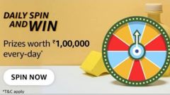 Amazon Daily Spin And Win Quiz Answers For December 17: Win Up To Rs. 1,00,000