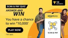 Amazon Pay Scan & Pay Quiz Answers: Win Rs. 10,000 Prize