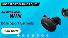 Amazon Bose Sport Earbuds Quiz Answers: Win TWS Earbuds
