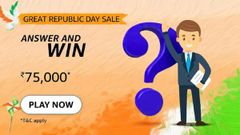 Amazon Republic Day Quiz Answers: Win Rs. 75,000