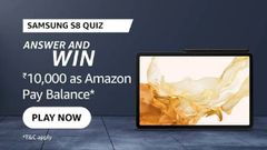 Amazon Samsung Tab S8 Quiz Answers: Rs. 10,000 Prize