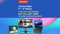 Amazon Lenovo Days Sale: Up To 40% Off On Best Lenovo Laptops