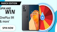 Amazon March Edition Spin & Win Quiz: Get Free OnePlus 9R 5G Phone And More