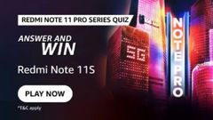 Amazon Redmi Note 11 Pro Quiz Answers: Win Redmi Note 11S