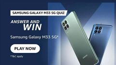 Amazon Samsung Galaxy M33 5G Quiz Answers: Win Free Samsung Galaxy M33 5G
