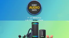 Amazon Sony Days Sale: Discount Offers On Sony Earbuds, Headphones, Speakers, And More