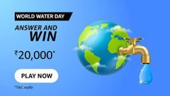 Amazon World Water Day Quiz Answers: How To Win Rs. 2,000 Prize