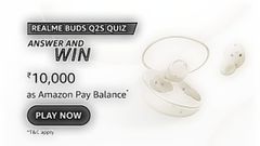 Amazon Realme Buds Q2s Quiz Answers: Win Rs. 10,000 Prize