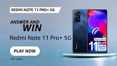 Amazon Redmi Note 11 Pro+ 5G Quiz Answers: Win Redmi Smartphone