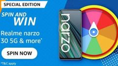 Amazon Special Edition Spin And Win Quiz Answer: Win Realme Narzo 30 5G And More