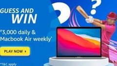 Amazon T20 Cricket Fever Guess And Win Quiz Answers: Win MacBook Air