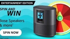 Amazon Entertainment Edition Spin And Win Quiz Answer: Win Bose Home Speaker