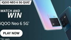 Amazon iQOO Neo Series Quiz Answers: Win iQOO Neo 6 5G