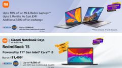 Amazon Xiaomi NoteBook Days Sale: Discount Offers On Mi Laptops