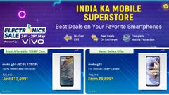 Flipkart Electronics Day Sale: Discount Offers On Motorola Smartphones