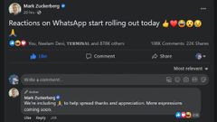 WhatsApp Reactions Now Available: Mark Zuckerberg Confirms