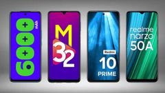 List Of Best 6,000 mAh Battery Backup Smartphones Under Rs. 15,000