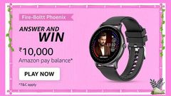 Amazon Fire-Boltt Phoenix Quiz Answers: Win Rs. 10,000