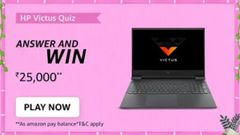 Amazon HP Victus Quiz Answers: Win Rs. 25,000