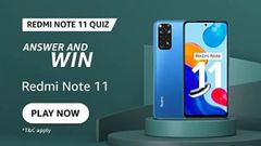 Amazon Redmi Note 11 Quiz Answers, Prize, And Dates