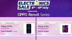 Flipkart Electronics Day Sale: Discount And Exchange Offers On iPhone 13, iPhone 12, And More