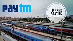 How To Check Live Train Running Status & PNR Status On Paytm