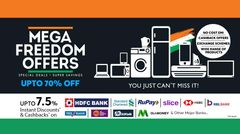 Vijay Sales Mega Freedom Offers: Discounts On Redmi, Vivo, Oppo, realme, Samsung, OnePlus, Smartphones