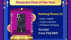 Flipkart Big Billion Days Sale; Nothing Phone (1) To Get Massive Discount