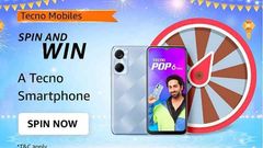 Amazon Tecno Mobiles Spin and Win Quiz Answers; Chance to Win Tecno Phones