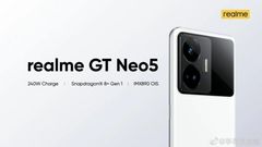 Realme GT Neo 5 With Snapdragon 8 Gen 1 Spotted At Geekbench; Performance Figures Revealed