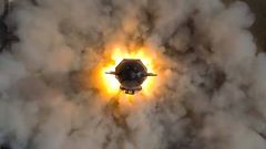 Incredible Footage Shows SpaceX Rocket Firing Up Engines In Style