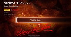 Realme 10 Pro 5G Coca Cola Edition Design Revealed, Set to Launch Next Week