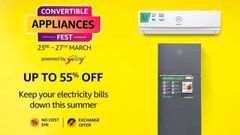 Amazon’s Convertible Fest Is Live: Up to 55% Off, Exchange Bonuses, No Cost EMI Offers