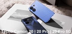 Tecno Launches Camon 20 Series: Smartphones With120Hz AMOLED Displays, MediaTek Chipsets Confirmed