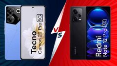 Tecno Camon 20 Pro 5G Vs Redmi Note 12 Pro 5G: Specs, Display, Features, Compared