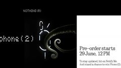Nothing Phone (2) available for pre-order in India through Flipkart