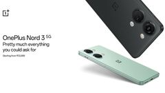 OnePlus Nord 3 launched in India with MediaTek Dimensity 9000 SoC, 120Hz AMOLED Display