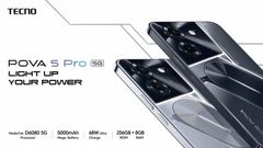 Tecno POVA 5 Pro with Dimensity 6080, 50MP Camera, Arc Interface Launched