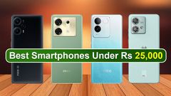 Top Smartphones Under ₹25,000 in India